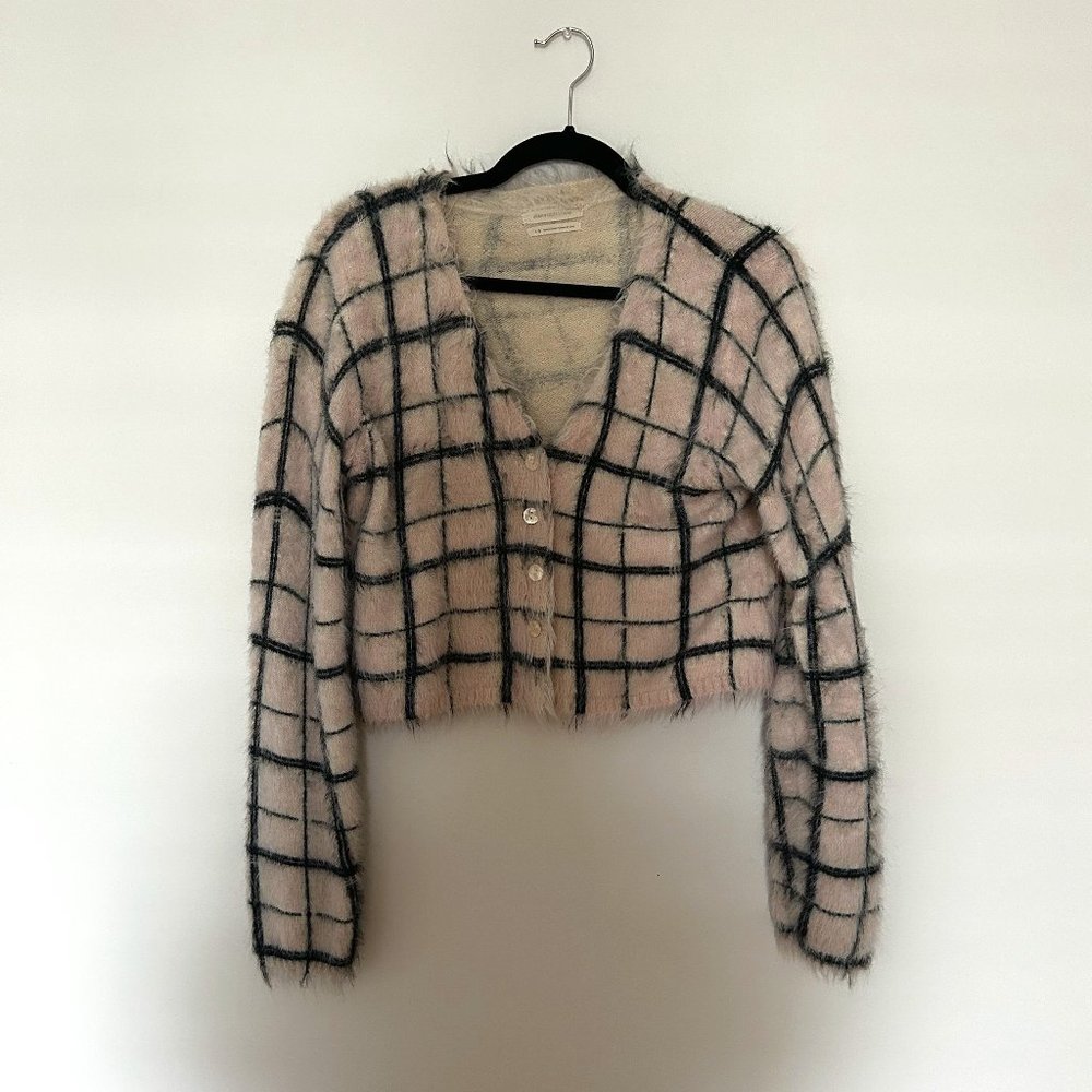 Urban Outfitters Cropped Fuzzy Sweater